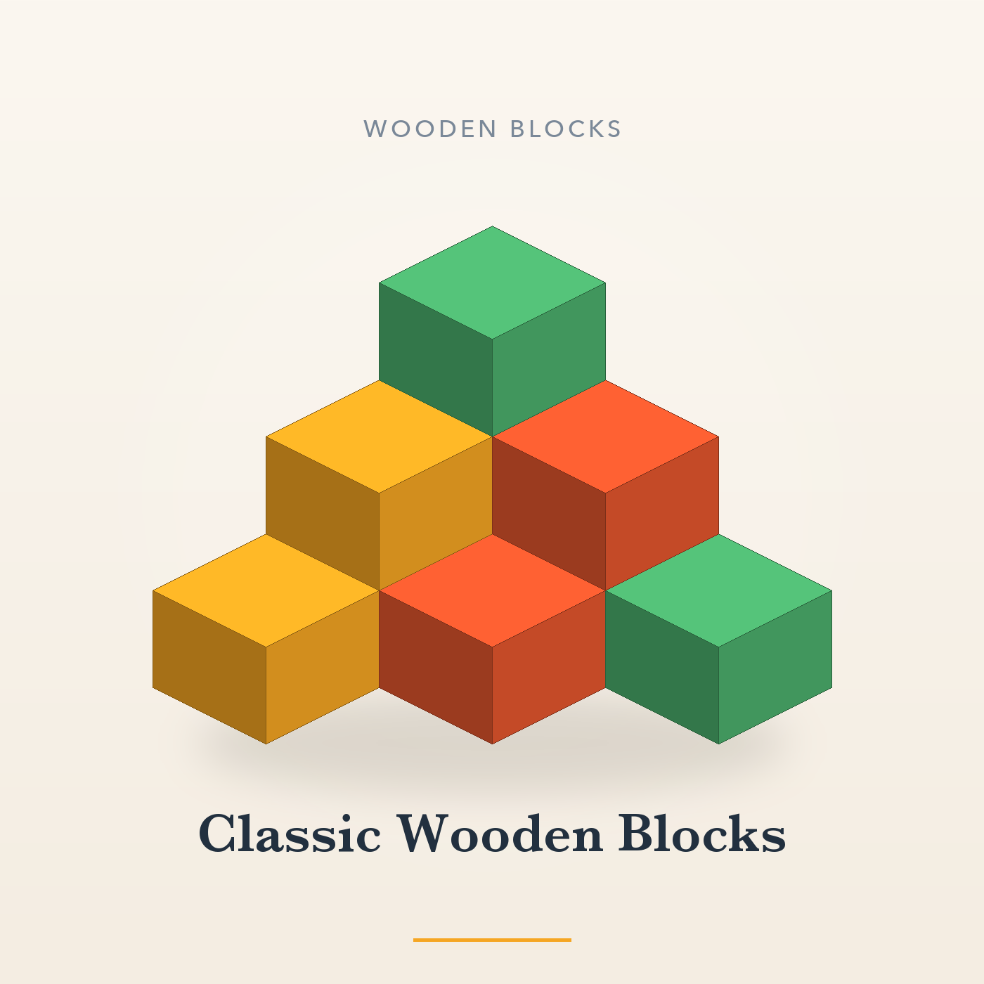 Classic Wooden Blocks