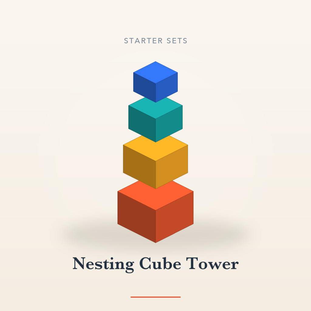 Nesting Cube Tower