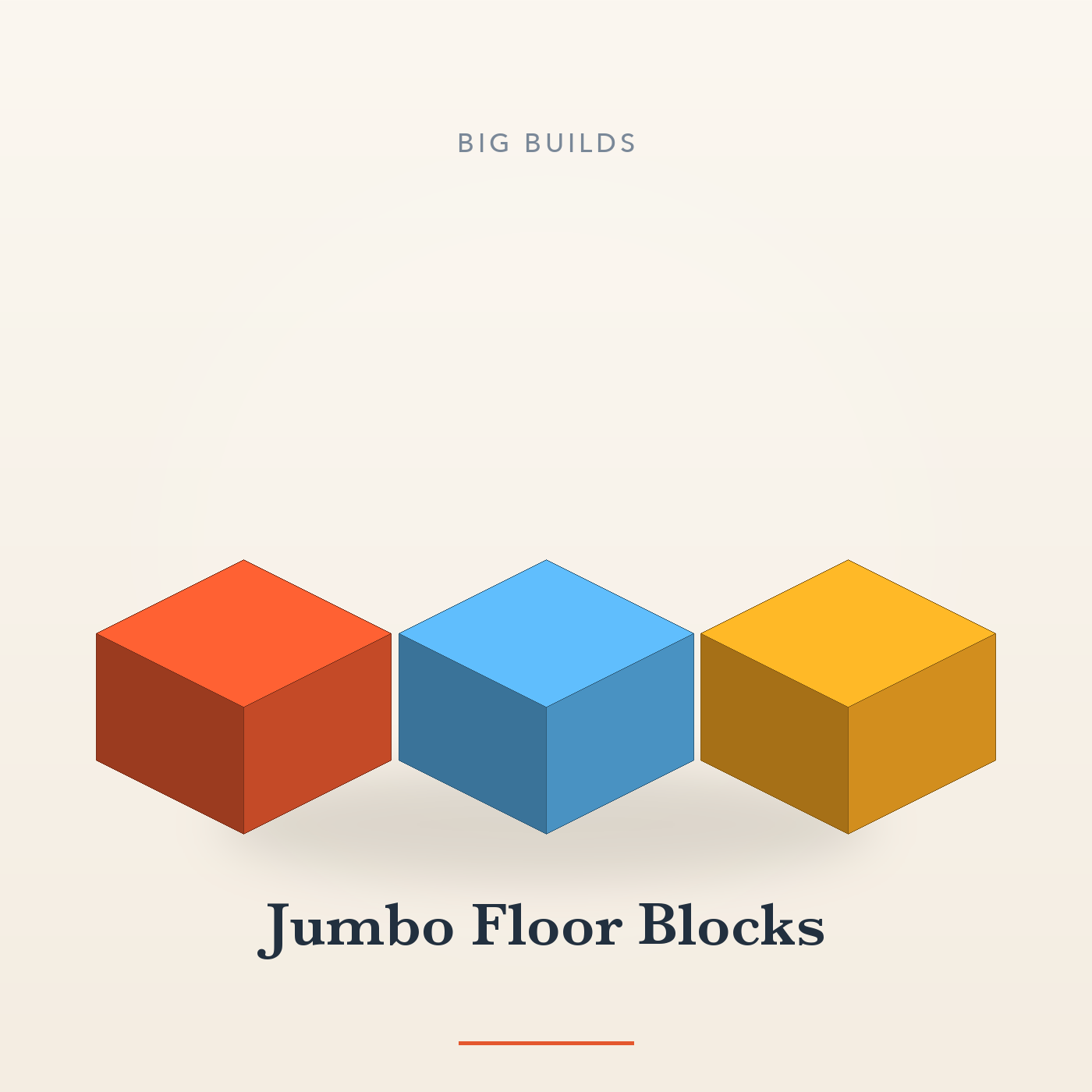 Jumbo Floor Blocks